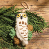 Barn Owl Felt Ornaments - Set of 4