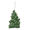 Festive Pine Felt Ornaments - Set of 4