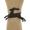 Holiday Deer Napkin Rings - Set of 4
