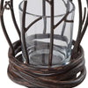 Rustic Woodland Candle Holder - Small