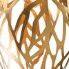 Golden Foliage Pendant Light