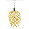 Golden Foliage Pendant Light