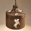 Bucking Bronco Pendant Light