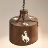 Bucking Bronco Pendant Light