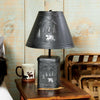 Black Bear Metal Lamp with Shade
