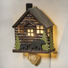 Bear Family Cabin Nightlight