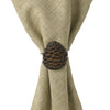Forest Trails Pinecone Napkin Rings - Set of 4