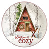 Winter Cabin Salad Plates - Set of 4 - OVERSTOCK