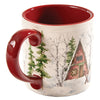 Winter Cabin Mugs - Set of 4 - OVERSTOCK