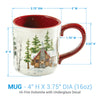 Winter Cabin Mugs - Set of 4 - OVERSTOCK