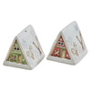 Winter Cabin Salt & Pepper Set - OVERSTOCK