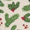 Holly Berry Braided Placemats - Set of 4