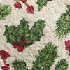 Holly Berry Braided Coasters - Set of 4 - OUT OF STOCK UNTIL 06/09/2026