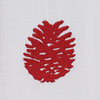 Red Pinecone Dishtowel - Set of 2