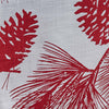 Red Pinecone Table Runner - 36 Inch