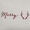 Merry Antler Rectangular Pillow