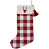 Antler Plaid Stocking