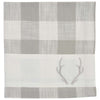 Plaid Antler Napkin - Set of 4