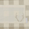 Antler Checkered Half Apron