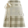 Antler Checkered Half Apron