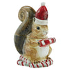 Santa Squirrel Treat Jar