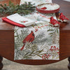 Red Bird Table Runner - 36 Inch