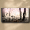 Morning Deer Personalized Framed Canvas