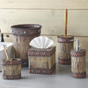 Turquoise Studded Southwestern Waste Basket