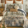 Misty Forest Blocks Pillow
