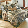 Misty Forest Blocks Pillow