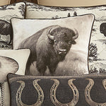 Roaming Buffalo Pillow