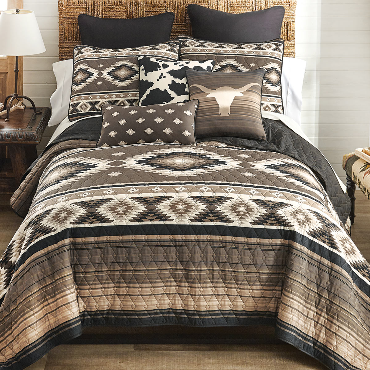 Cheyenne Trail Quilt Bed Set - Queen