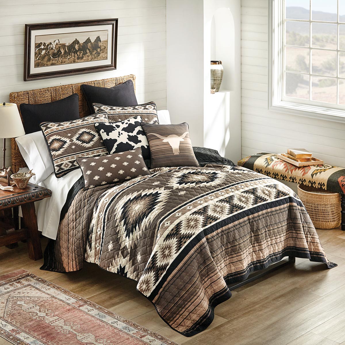 Cheyenne Trail Quilt Bed Set - Queen
