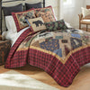 Cabin Pine Patchwork Quilt Bed Set - Queen