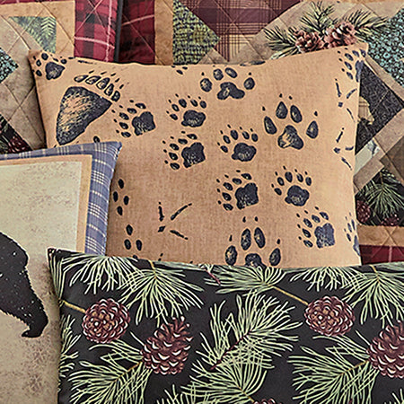 Wildlife Tracks Accent Pillow