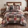Plaid Rustic Retreat Quilt Bed Set - Cal. King