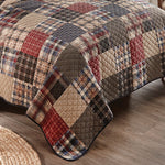 Plaid Rustic Retreat Lap Quilt