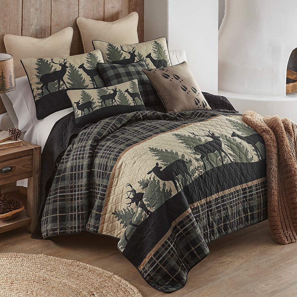 Deer Trail Quilt Set - King