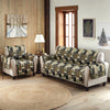 Pinecones & Chickadees Patchwork Sofa Cover - CLEARANCE