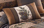 Pinecone Haven Accent Pillow