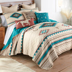 Southwest Ranch Quilt Bed Set - King
