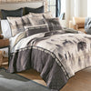 Morning Mist Wildlife Quilt Bed Set - King