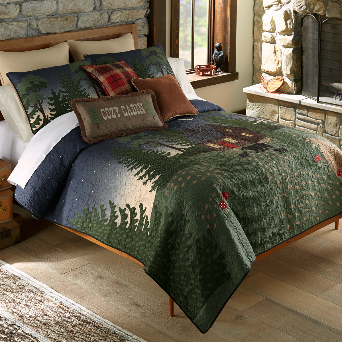 Wilderness Retreat Quilt Bed Set - King