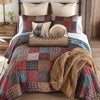 Log Cabin Plaid Quilt Bed Set - King