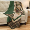 Pinecone Patchwork Throw