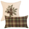 Pinecone Patchwork Pillow Set