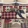 Bear Forest Patchwork Accent Pillow Set