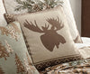 Moose Silhouette Pillow