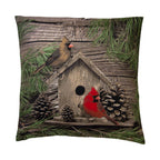Woodland Cardinal Pillows - Set of 2