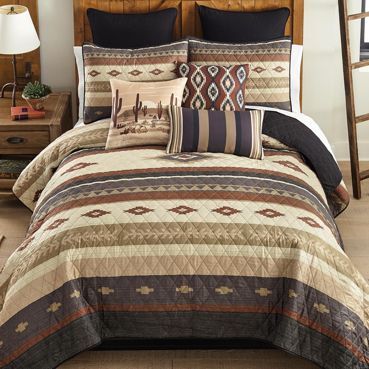Desert Canyon Quilt Bed Set - Queen